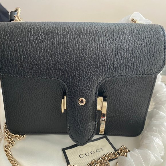 Brand New Gucci Chain Wallet Marmont Calfskin Blac - Picture 7 of 7